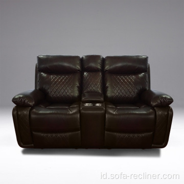 Sofa Kursi Leather Manual Recliners